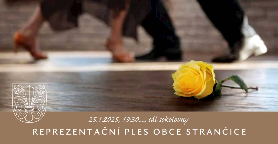V sobotu 25.1.2025 Vás srdečně zveme na další ples obce Strančice. K poslechu a tanci hraje skvělá skupina muzikantů z pražských divadel - Repetem večerem nás bude provázet paní Blanka Vášová   Vstupenky zakoupíte online na https://rezervace-strancice.reenio.cz/   Sál, občerstvení, welcome drink pro Vás budou připraveny v 19:30 a první pozvánka k tanci zazní v 20:00.  Po příchodu si prosím ponechte u sebe své vstupenky. Později budou v oddechovém čase slosovány o ceny v tombole. Čeká nás výborná kapela Repete, povznášející taneční vystoupení, vybrané občerstvení, milá společnost a překvapení přirozeně neprozradíme 🙂    Těšíme se na Vás a přejeme příjemný taneční večer 💃🕺 Vaše obec Strančice