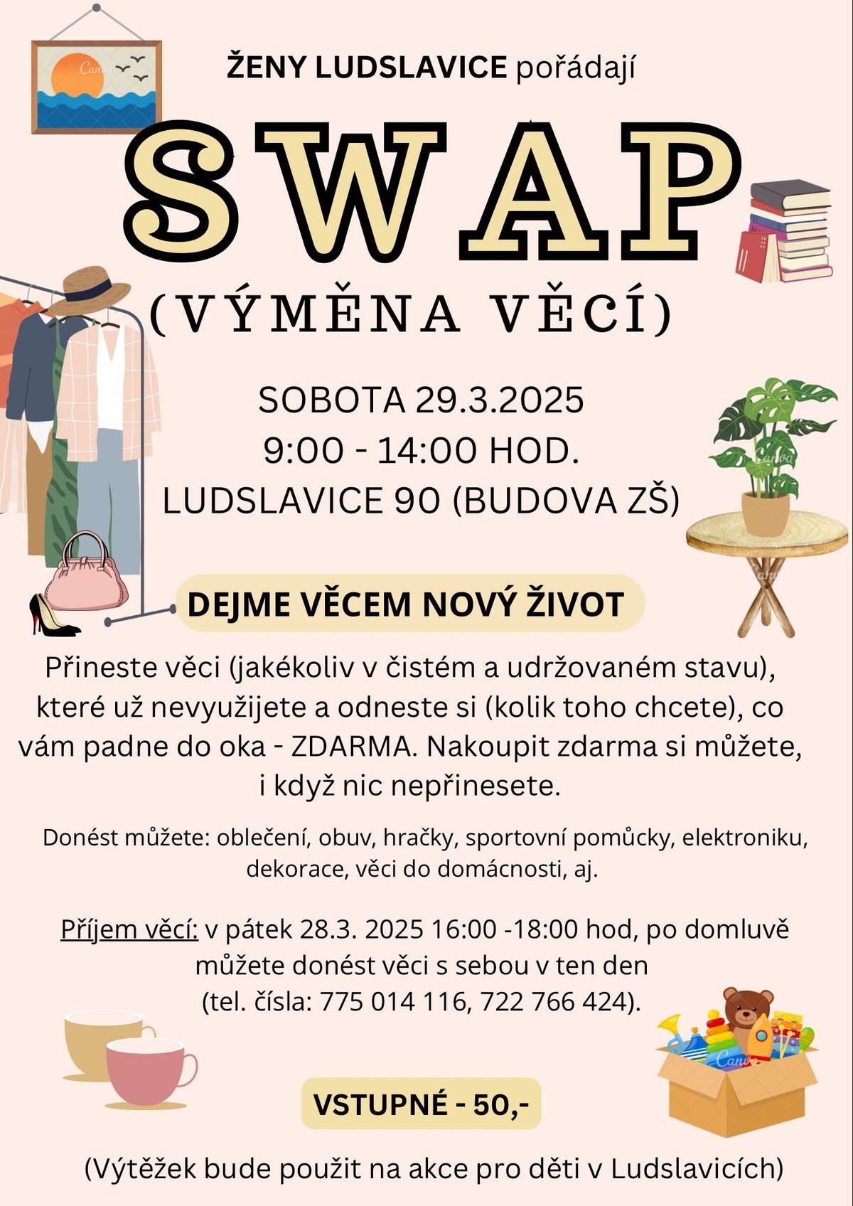 Ženy Ludslavice pořádají SWAP