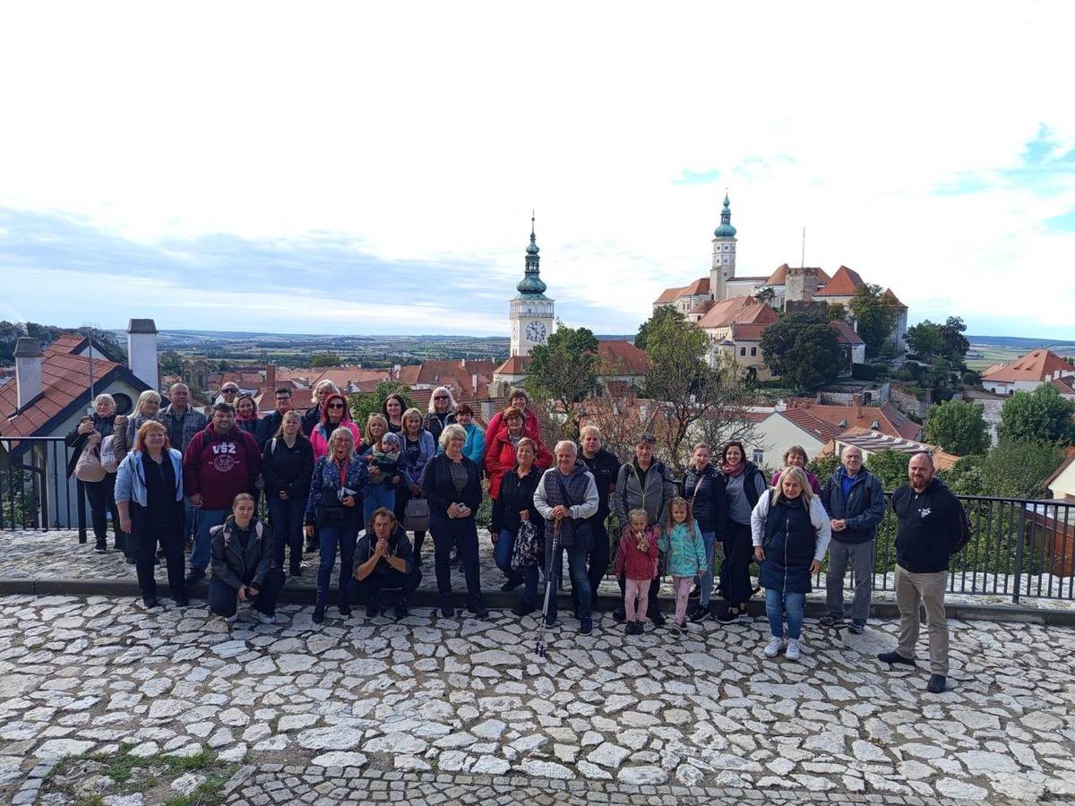 Dne 28.9 obec zavítala do města Mikulov