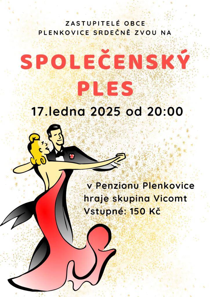 1. Společensky ples  17.1.2025  2. Revize katastru - jednání na OÚ 21.1., 22.1., 24.1.2025