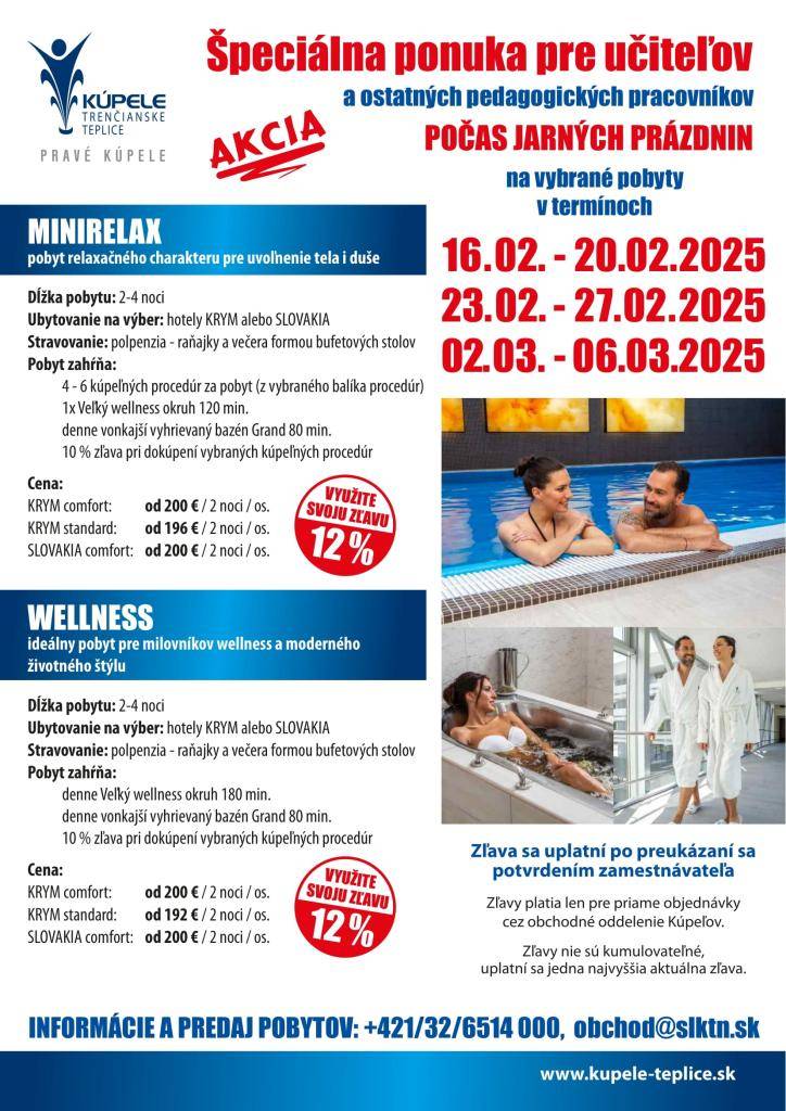 pobyty pre učiteľov