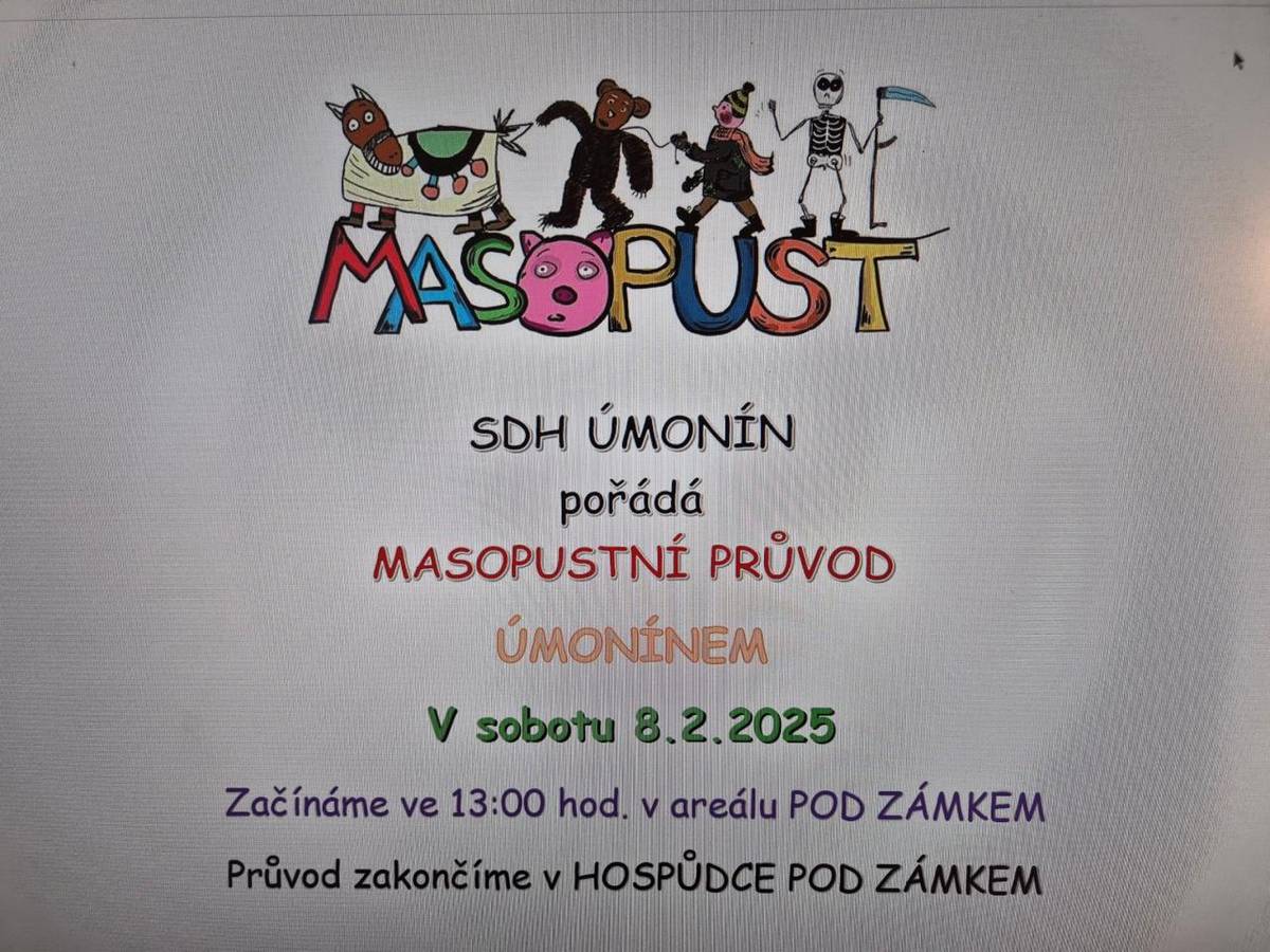 Masopust v Úmoníně