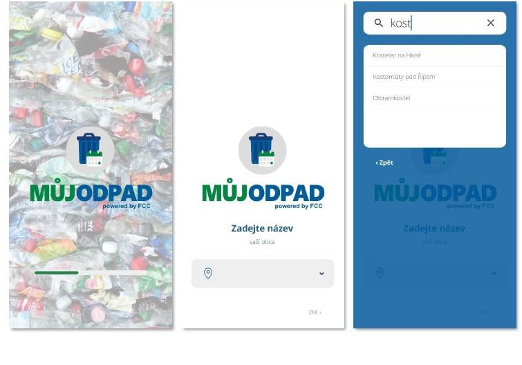 - praktický pomocník, který vás upozorní na blížící se vývoz odpadu  - aplikaci najdete na vašem chytrém telefonu buď v Google Play nebo App Store po zadání textu „můjodpad“ a nainstalujete si ji  - dále si vyberete obec z nabídky – Slatina(Kladno), zvolíte si druh odpadu (viz návod k instalaci APL)