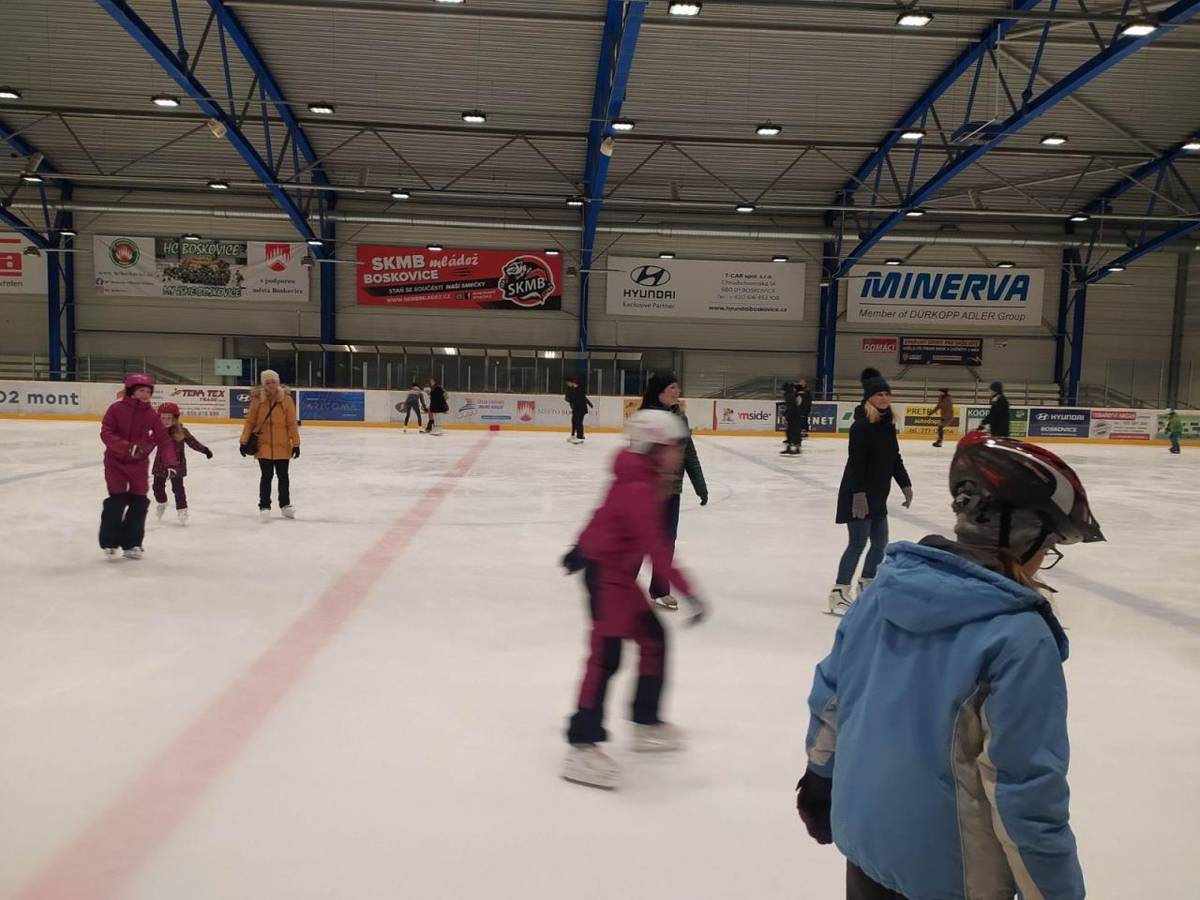 Obecní bruslení v Boskovicích