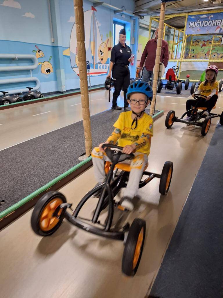 Dopravní soutěž pro předškoláky.