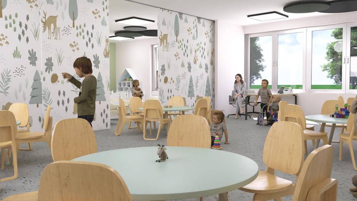 Želetická školička - vizualizace