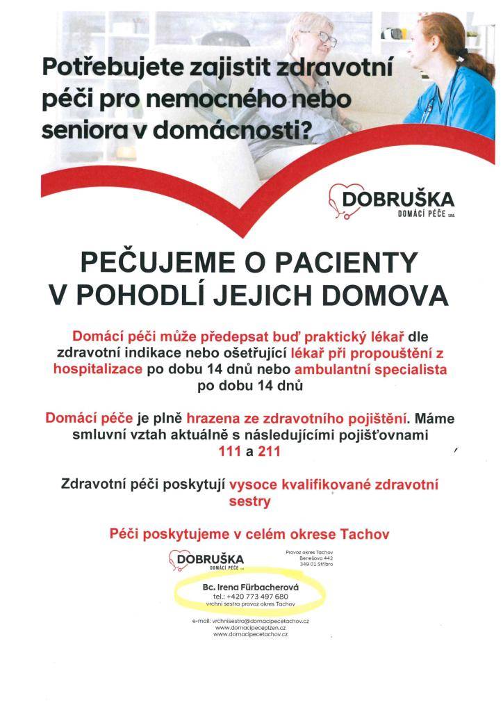 Zdravotní péče pro nemocné a seniory