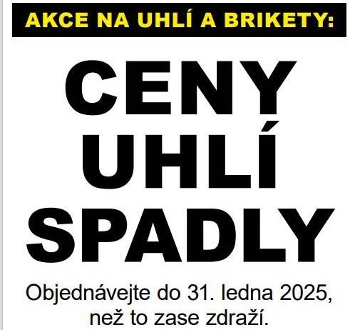 Firma Havelka uhelné sklady - akce na uhlí a brikety  Uhlí, brikety a koks jsou teď za nejnižší ceny s pásem a dopravou zdarma. Volejte ihned firmu Havelka uhelné sklady na telefon 602 489 489. Jen do 31. 1. 2025.