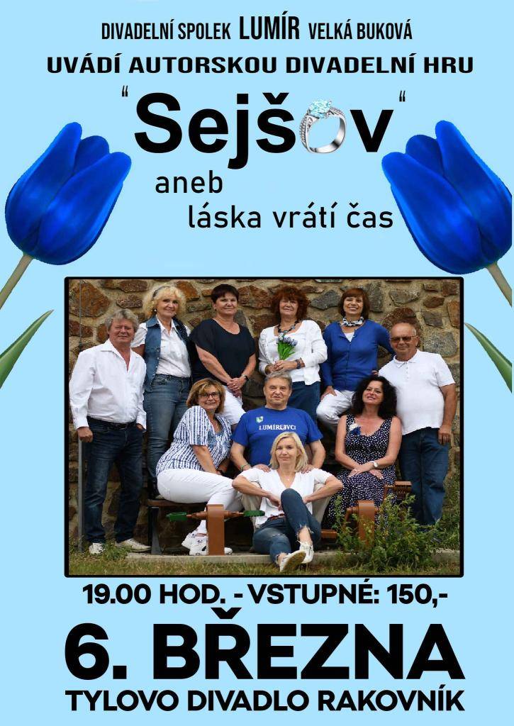 divadelní spolek Lumír vystoupí opět v KC Rakovník - lístky jsou již v prodeji