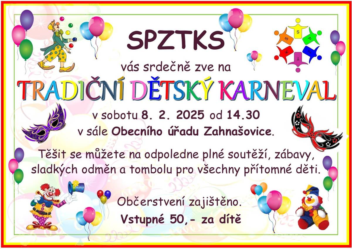 Na Vaši účast se těší SPZTKS