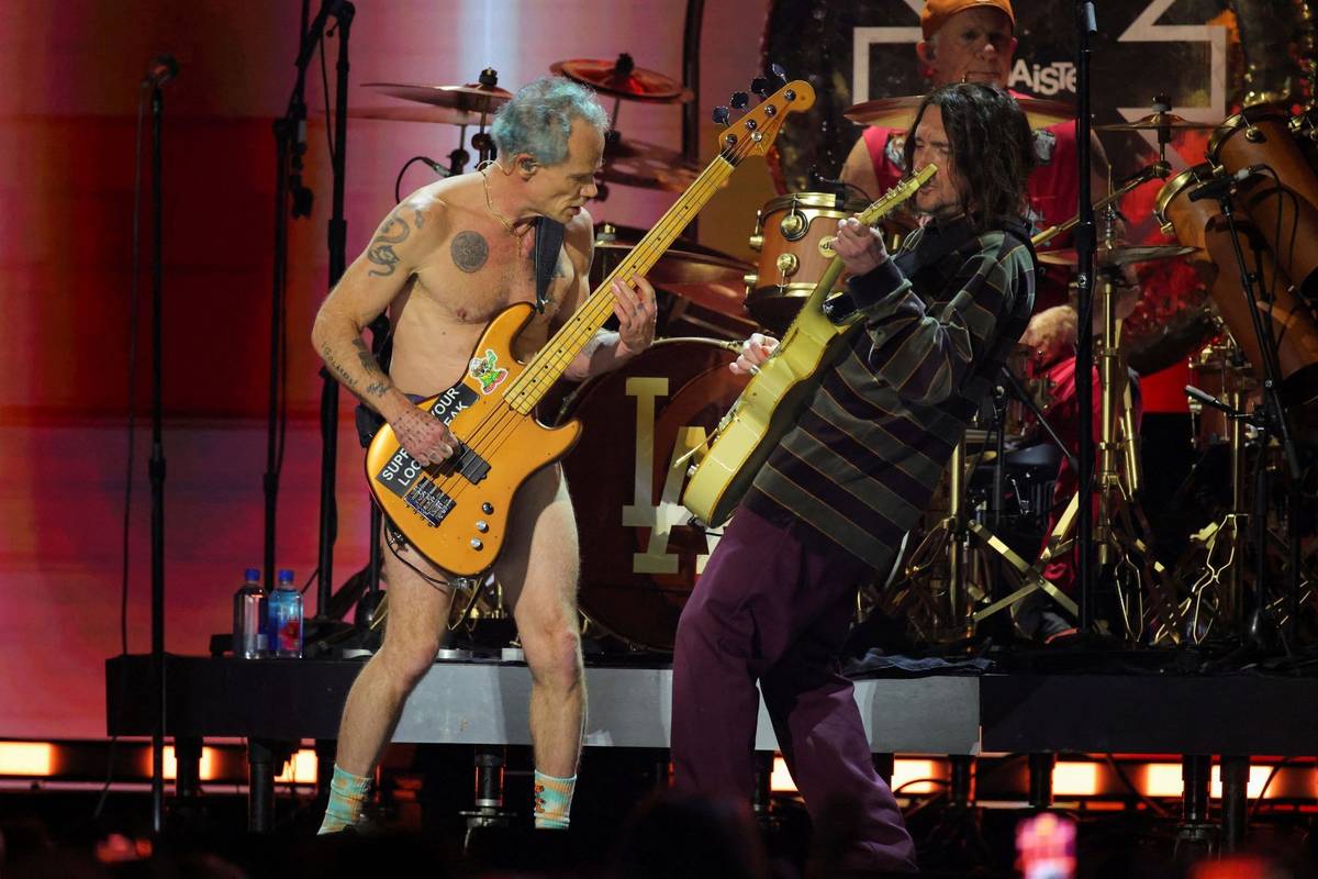 Členové kapely Red Hot Chili Peppers.
