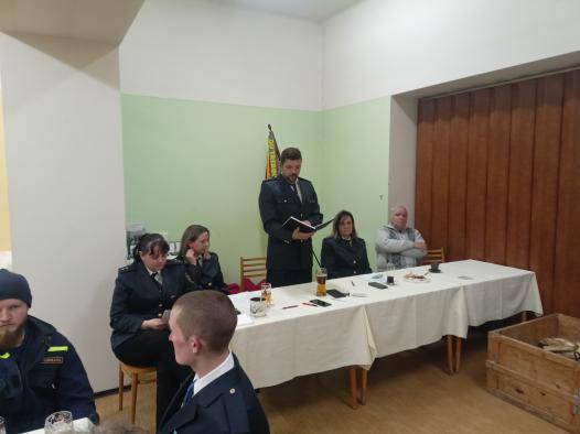Výroční schůze SDH Třeboc dne 18.2.2023