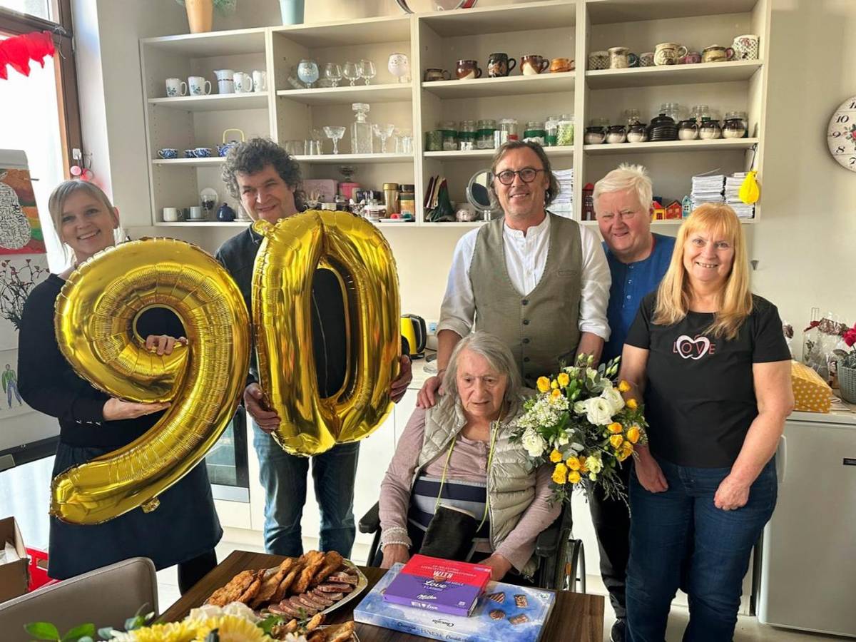 Oslava kulatin v domově pro seniory v Kolíně