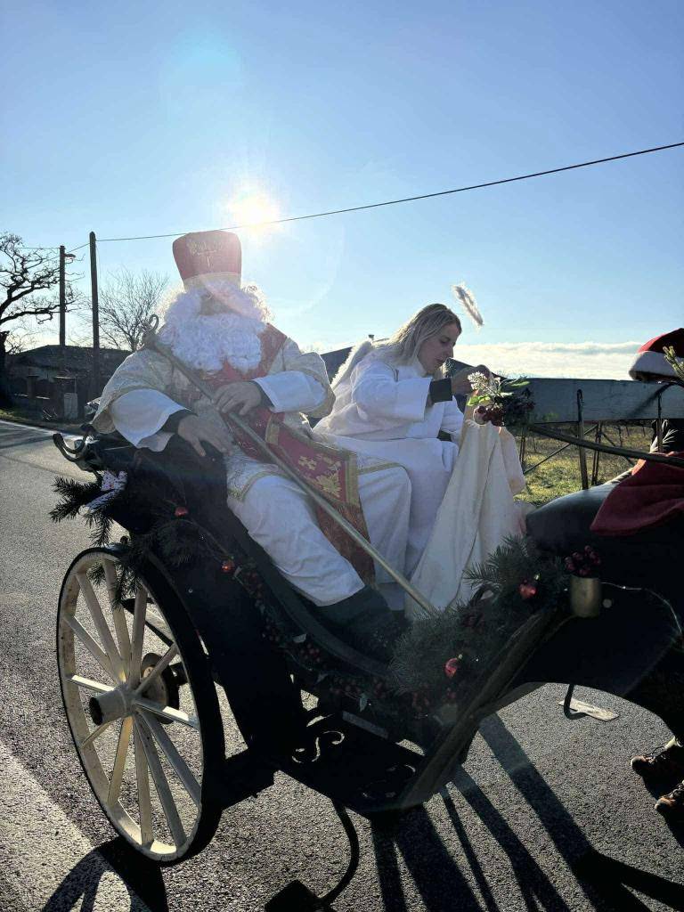 Deti privítali Mikuláša v obci aj v roku 2024.