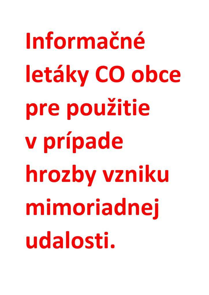 CO obce