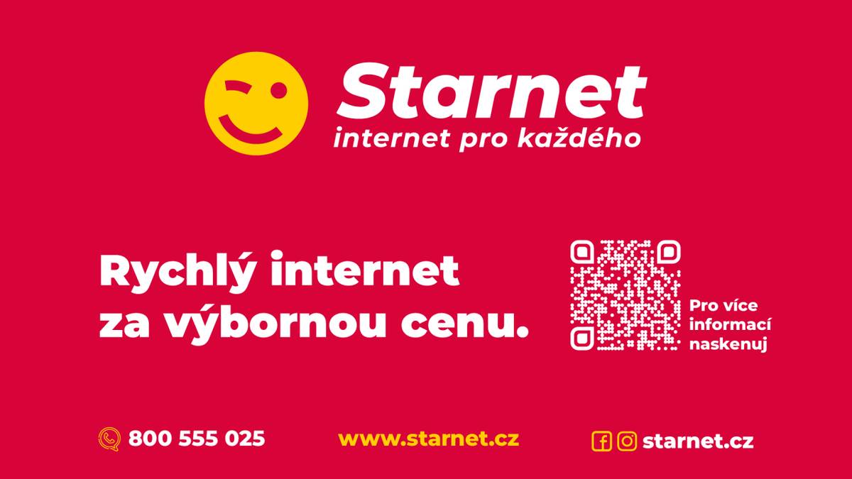 Firma Starnet, která je naším místním poskytovatelem internetu a televize, nedávno provedla modernizaci své internetové sítě. Díky tomu nyní nabízí možnost navýšení rychlosti internetu.