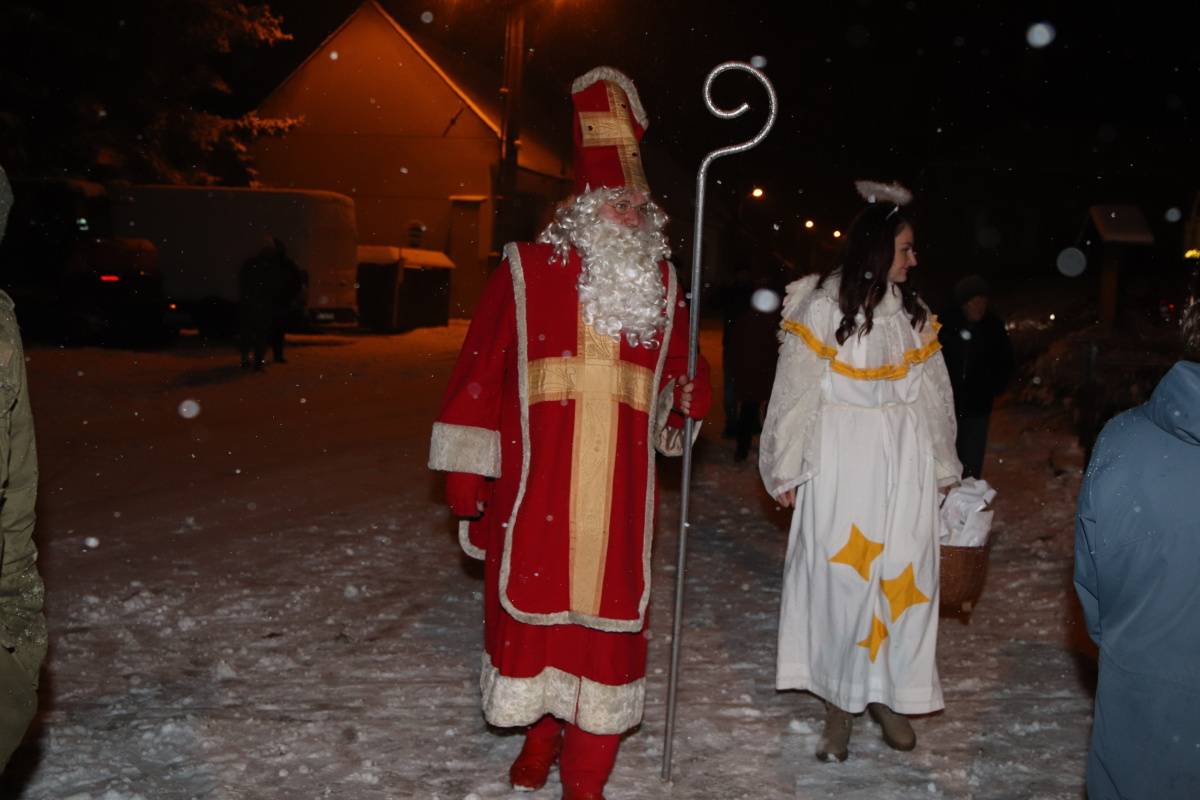 Mikulášská nadílka.