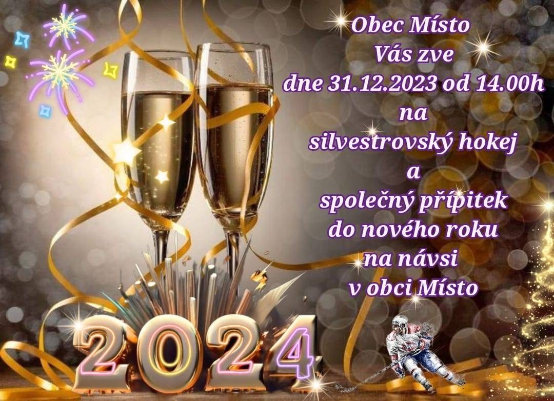 Silvestrovský hokej a společný přípitek 31.12.2023