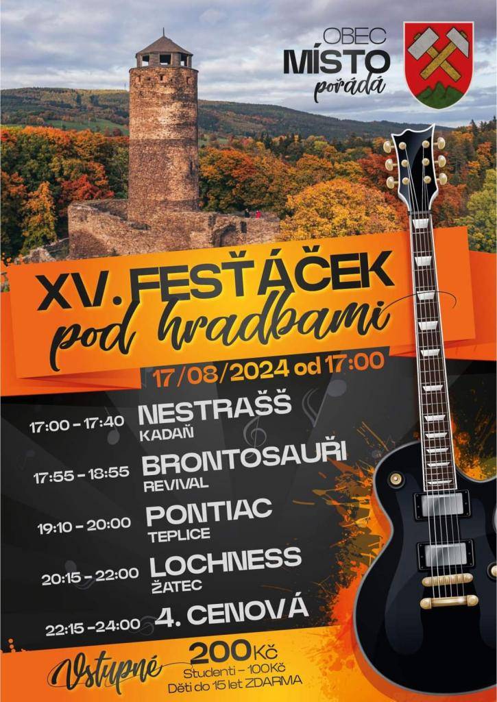 XV.Fesťáček pod hradbami 17.8.2024