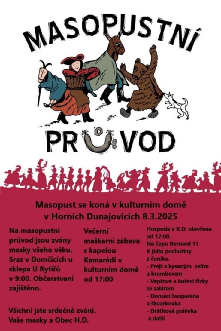 Pozvánka na masopust  2025