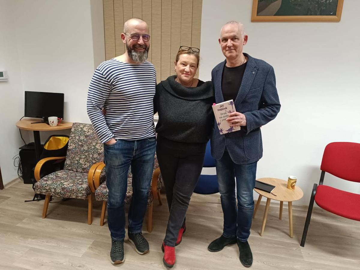 Lednové autorské čtení s Jiřím Hájíčkem