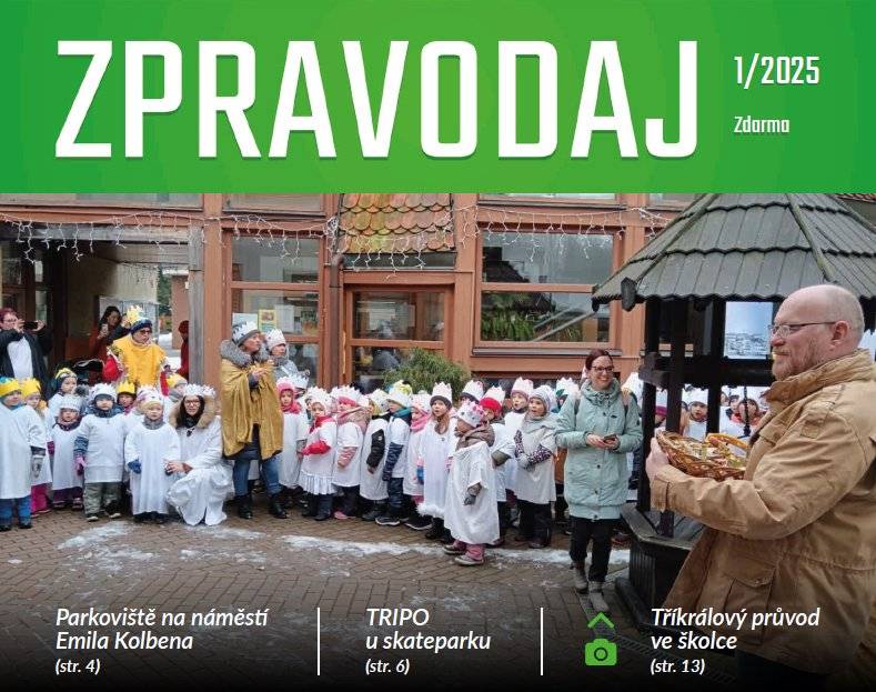 V prvním Zpravodaji letošního roku se mimo jiné dozvíte: Co nás čeká v za stavby a jiné investice v letošním roce, jak bude fungovat parkoviště na nám. E. Kolbena, jaký byl č. 4 Reprezentační ples obce, co vyrostlo u skateparku, jak moc děkujeme naší milé knihovnici, jaké se u nás chystají příměstské tábory, co se opravuje, staví a děje v našich obcích, jak se daří našim spolkům a zájmovým organizacím…..a nakonec uvaříme s Vendy 🙂