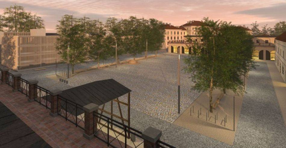 Společně s novým náměstím vyroste i pěší a relax zóna.