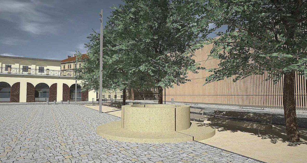 Hradec čeká proměna, v areálu kasáren vyroste nové náměstí. Místo se podle vizualizace osadí novým mobiliářem.