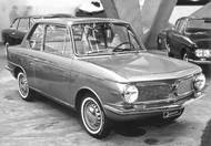 Turínský autosalón byl svědkem premiéry elegantního Fiatu 600 Scioneri. Vůz nesl zajímavé ztvárnění předního čela, celkovou vizáží vzdáleně připomínal pozdější Daf 33