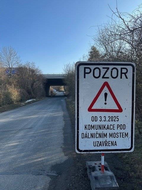 Vážení spoluobčané, dovoluji si vás upozornit, že od 3.3. do 12.5. 2025, bude uzavřen most pod dálnicí na ulici Podsedky. V této době se bude na mostě provádět vyztužování. V daném období silnice nebude průjezdná.  Milan Hrdlička, váš 1. místostarosta.