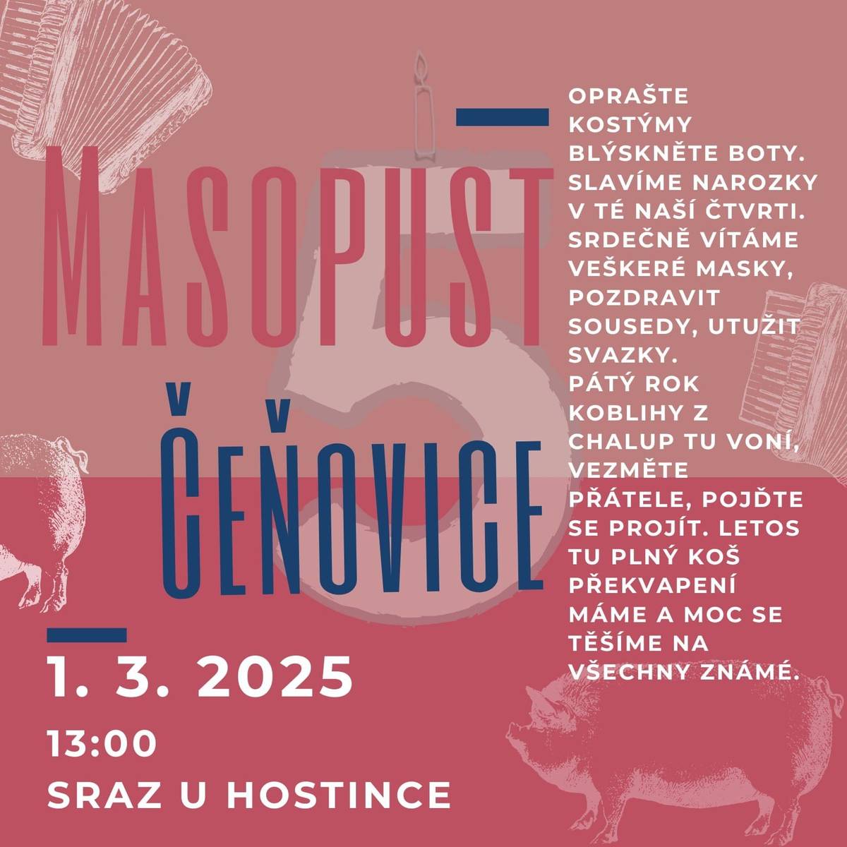 již tuto sobotu od 13:00