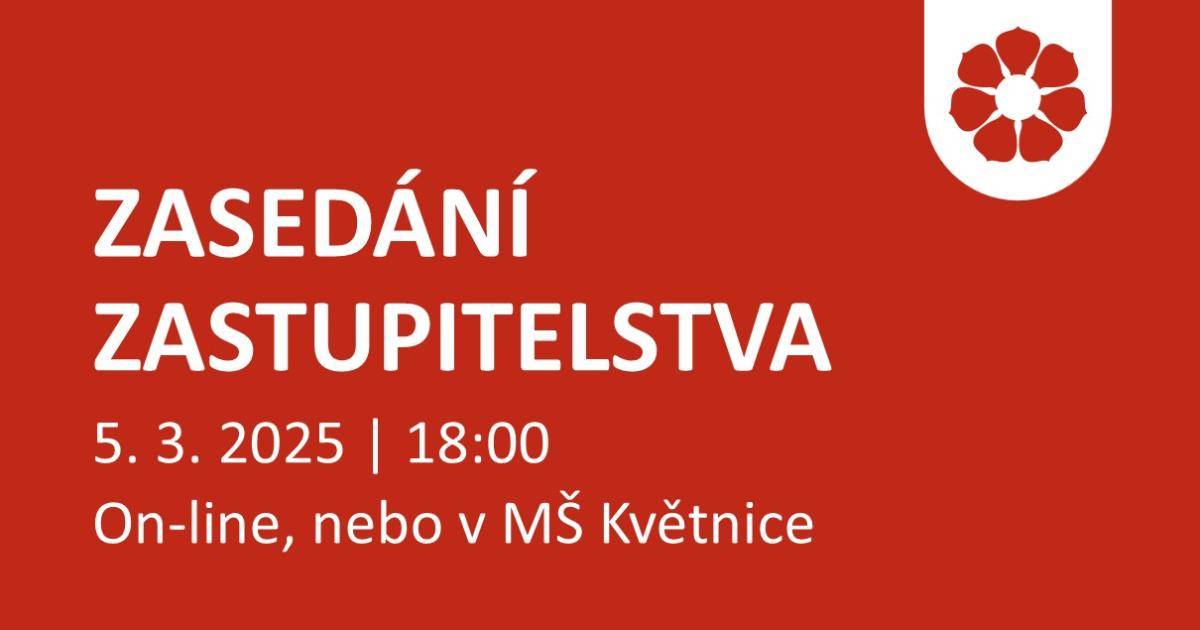 Dovolujeme si Vás pozvat na zasedání zastupitelstva obce Květnice.