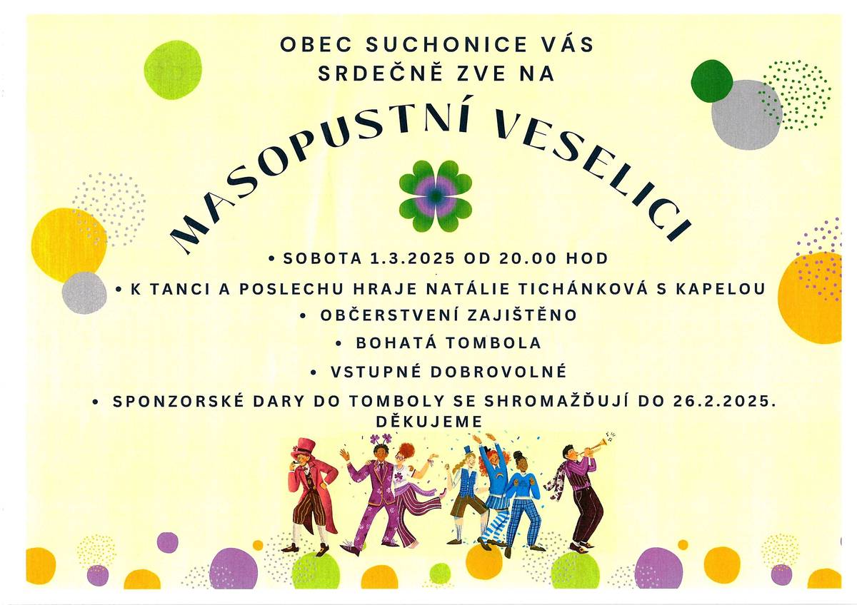 SOBOTA 01.03.2025 OD 20:00h.