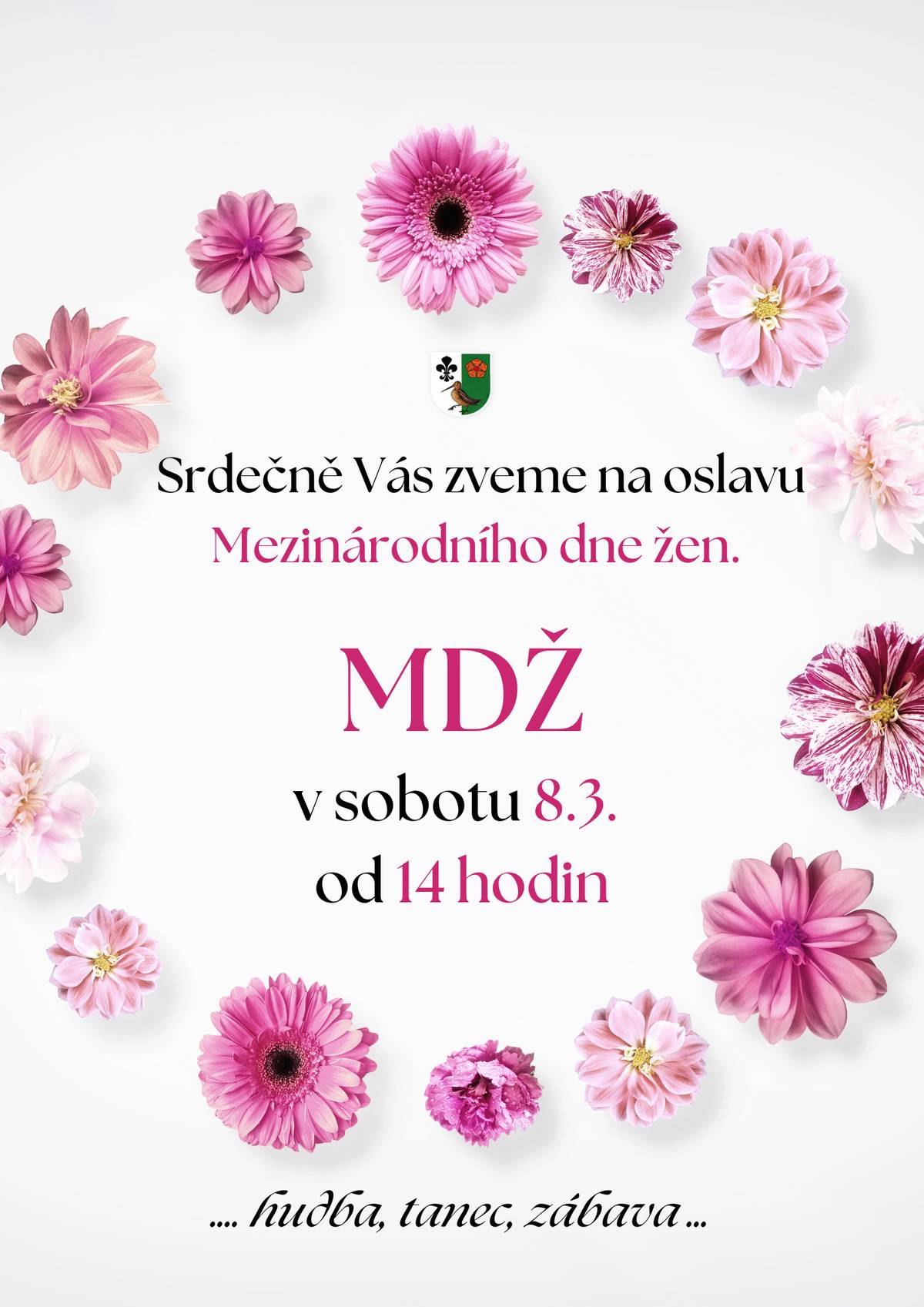 Mílé Zlukovské ženy,  s radostí Vás zveme na setkání u příležitosti Mezinárodního dne žen, kde společně oslavíme Vaši jedinečnost, sílu a krásu. Přijďte si užít chvíle pohody, dobré společnosti, hudby a tance. Bude to čas jen pro Vás – plný úsměvů, příjemné atmosféry a skvělé nálady.  Těšíme se na Vás v sobotu 8.3. od 14 hodin v naší hospodě!