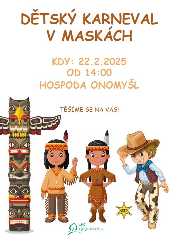 Dětský karneval 22.2.2025