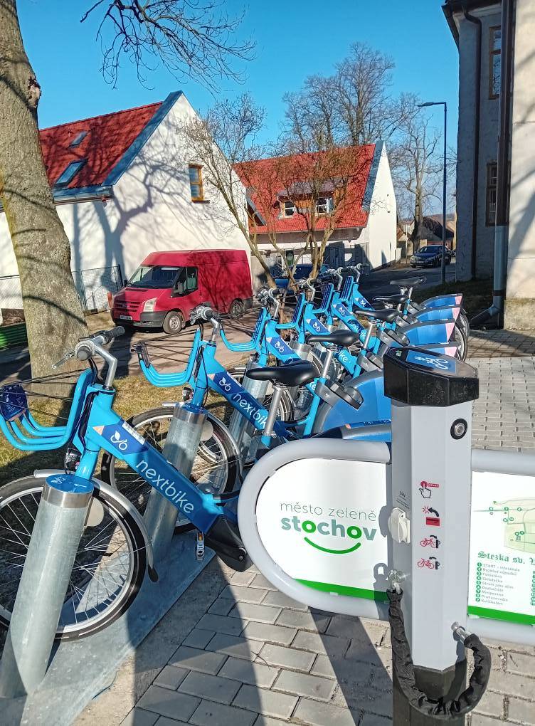 Sdílená elektrokola v provozu