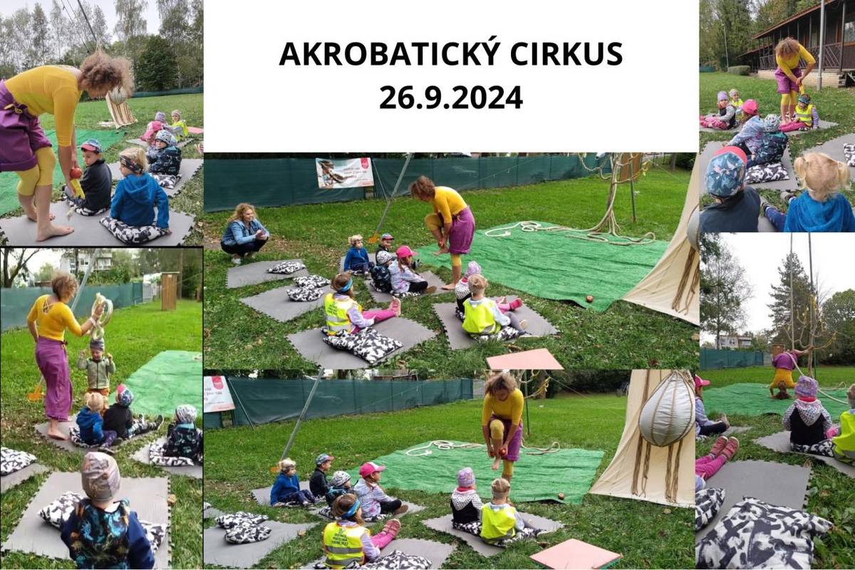 Dne 26.9.2024 jsme se byli podívat na vystoupení akrobatického cirkusu.     Realizováno ve spolupráci s MAP OPR Kopřivnice IV, který je spolufinancován Evropskou unií