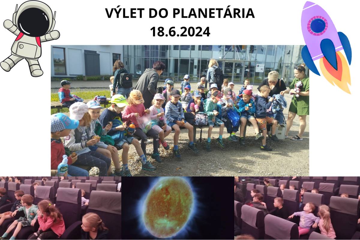 18.6.2024 jsme se autobusem vydali na výlet do planetária v Ostravě.