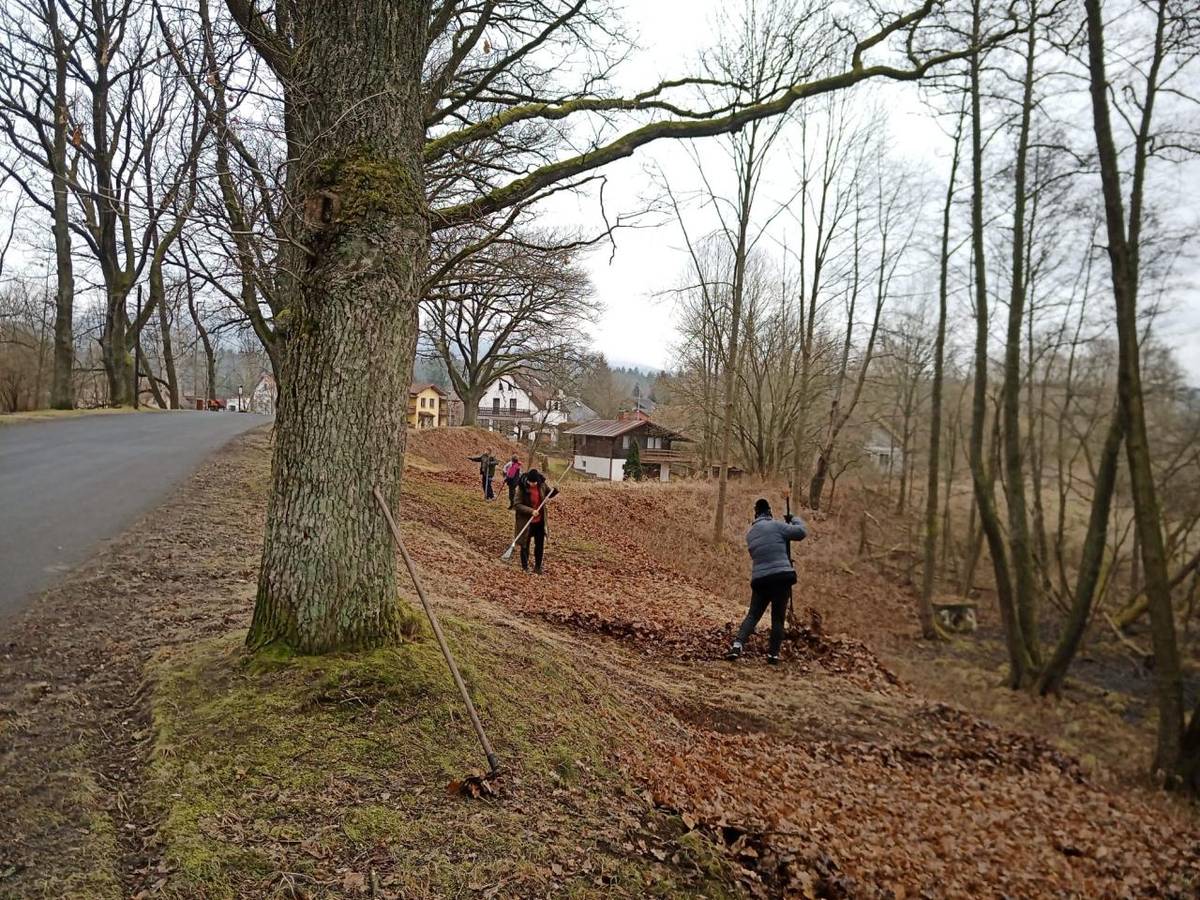 Uklidili jsme hráz od větví, listí a opekli jsme spolu buřty. Děkujeme všem 9 statečným za účast.