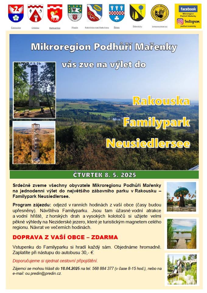 Po loňském výletě do Vídně se vydáme ještě o kousek dál, až k maďarským hranicím do nádherného rodinné parku v Rakousku.