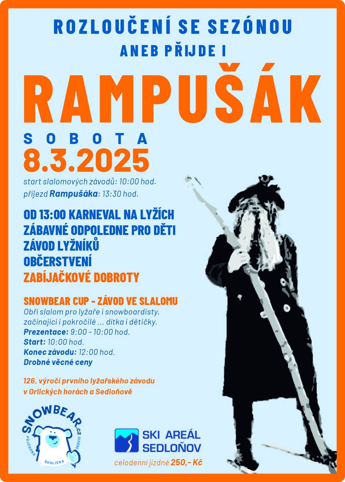 TJ Sokol Sedloňov srdečně zve na rozloučení se zimní sezónou