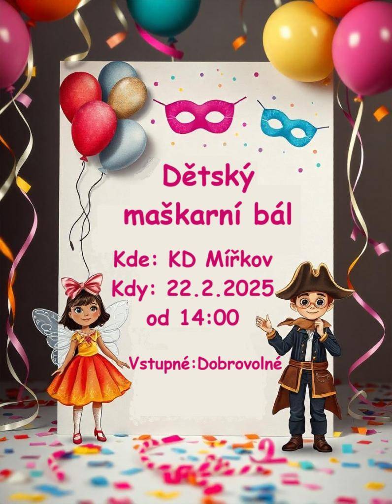 Dětský maškarní bál