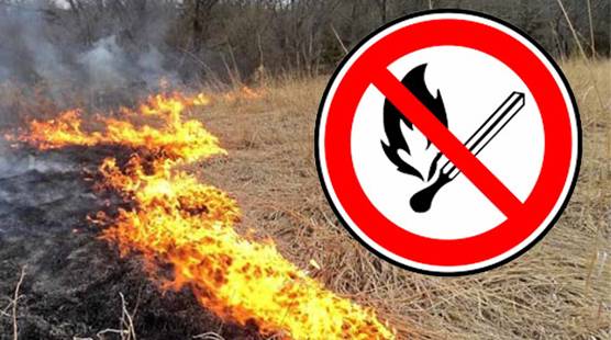 Prijatie preventívnych opatrení na zníženie požiarovosti súvisiacej s vypaľovaním suchých trávnatých porastov a ochrany lesa pred požiarmi.