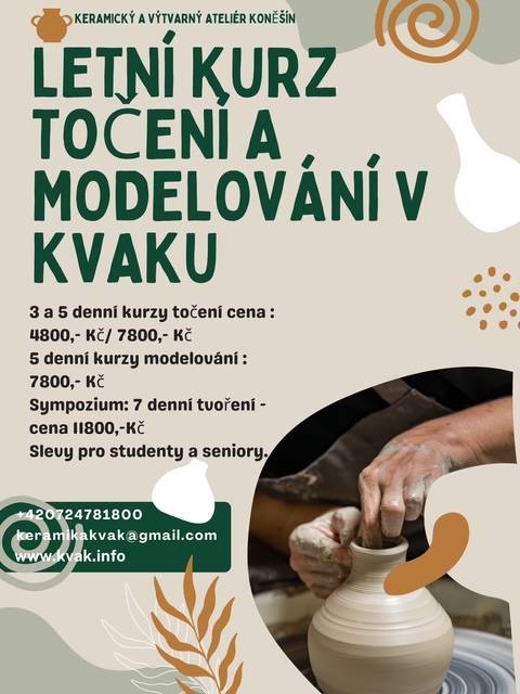 3 a 5 denní kurzy točení   více v přiloženém letáku