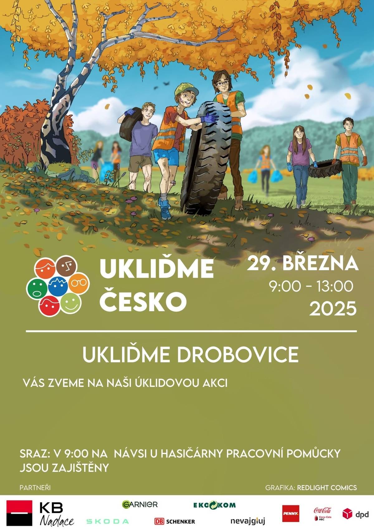 Každoroční celorepubliková úklidová akce  které se účastní i naše obec