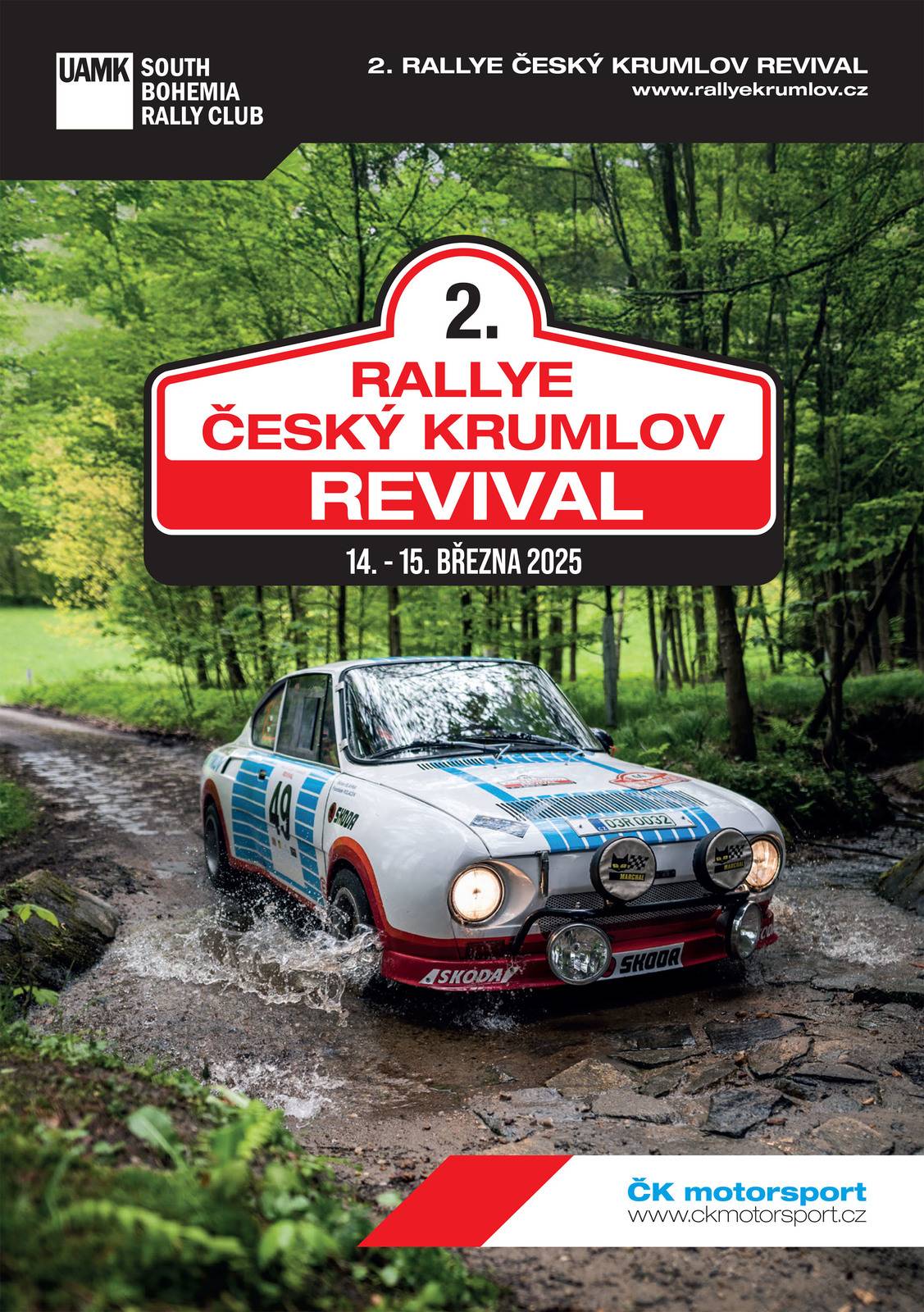 Ve dnech 14. a 15. března 2025 pořádáme v jižních Čechách tradiční motoristickou akci zařazenou do světového poháru v ecoRally elektromobilů. Rád bych Vás informoval, že trasa 13. ČEZ Czech New Energies Rallye a také souběžně konané 2. Rallye Český Krumlov Revival, určené pro historické automobily, vede také přes Vaše katastrální území. Soutěže se konají v běžném silničním provozu, nejedná se tedy o závodění na rychlost – účastníci mají za úkol zvládnout 550 kilometrů dlouhou trať navigačně a dodržovat předepsanou průměrnou rychlost, vždy respektující dopravní předpisy. Rychlost důsledně hlídáme na celé trase díky GPS jednotkám umístěným ve vozidlech.   Kompletní program: https://www.cner.cz/program-2025/   Hlavní místa na trase 1. etapy / pátek 14. března: Český Krumlov – Dobrné – Bohdalovice – Zátoň – Rožmitál na Šumavě – Omlenice – Dolní Dvořiště – Malonty – Pohorská Ves – Benešov nad Černou – Kamenná – Žár – Olešnice – Jílovice – Třeboň – Lomnice nad Lužnicí – Mazelov – Ševětín – Jaderná elektrárna Temelín – Purkarec – Hluboká nad Vltavou – České Budějovice – Dubné – Holašovice – Nová Ves – Brloh – Chvalšiny – Český Krumlov.   Hlavní místa na trase 2. etapy / sobota 15. března: Český Krumlov – Přídolí – Věžovatá Pláně – Svatý Jan nad Malší – Soběnov – Malonty – Dolní Dvořiště – Horní Dvořiště – Vyšší Brod – Malšín – Frymburk – Plánička – Olšina – Volary – Prachatice – Nebahovy – Vitějovice – Lhenice – Smědeč – Ktiš – Chvalšiny – Český Krumlov. Zároveň zasílám plakáty, tiskovou informaci a ilustrační fotografie. V případě zájmu o detailnější informace nás neváhejte kontaktovat. Akcí konaných pod hlavičkou Mezinárodní automobilové federace (FIA) a Autoklubu České republiky se účastní posádky z České republiky, Belgie, Švýcarska, Španělska, Portugalska, Andorry, San Marina, Francie, Slovinska, Bulharska a Polska, celkem 53 vozidel běžné sériové výroby. Účastníci jedou po trati v minutových intervalech, nevznikají tedy žádné dopravní komplikace ani omezení. O soutěži je informována Policie ČR i další dotčené orgány. S přátelským pozdravem Pavel Kacerovský ředitel soutěží  ČEZ Czech New Energies Rallye 2025 a 2. Rallye Český Krumlov Revival 2025