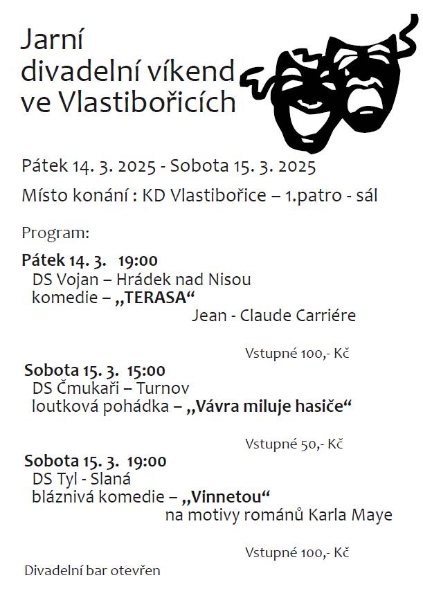 Obec Vlastibořice Vás srdečně zve na