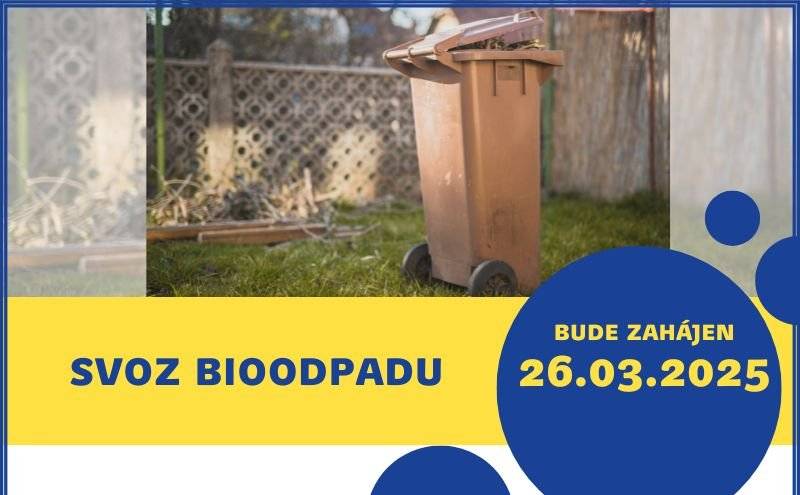 Vážení spoluobčané, letošní svoz bioodpadu bude zahájen 26. března.