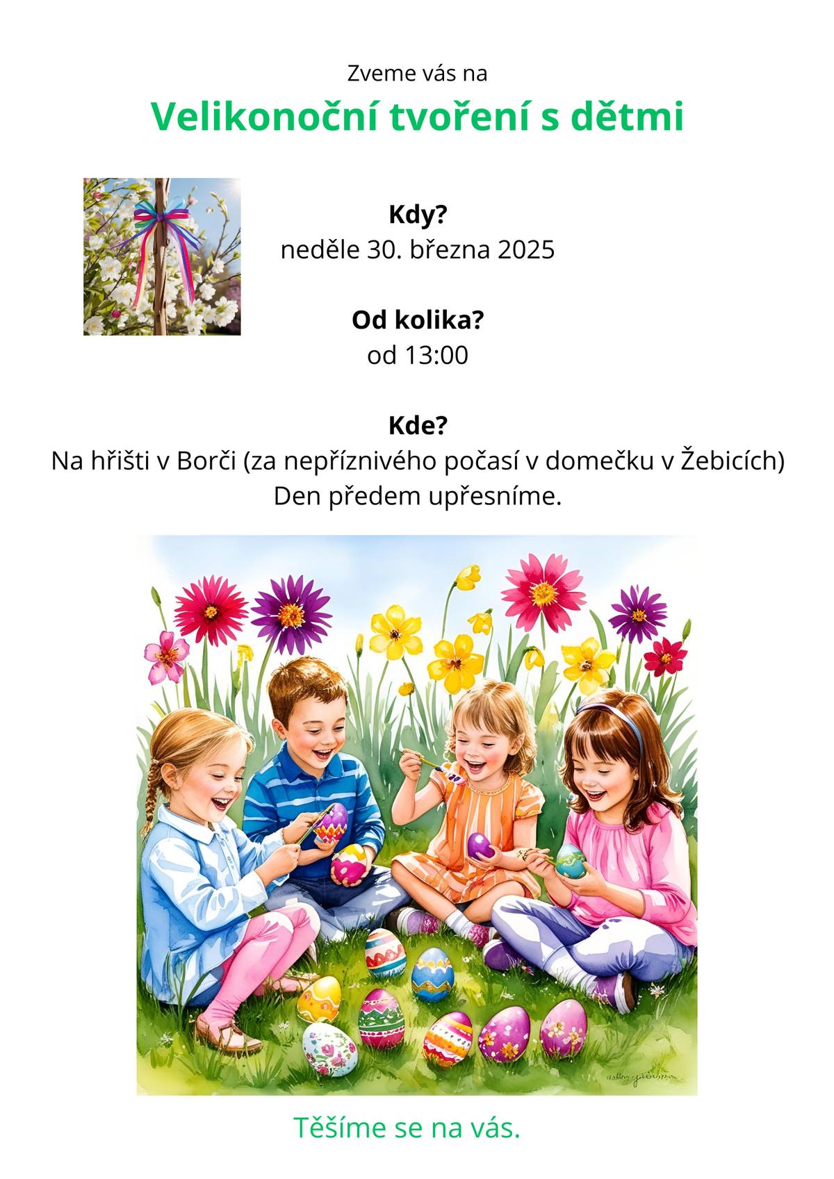 Dobrý den, přikládáme pozvánku na zajímavou akci v naší obci, kterou pořádá náš kulturní výbor. Obec Boreč