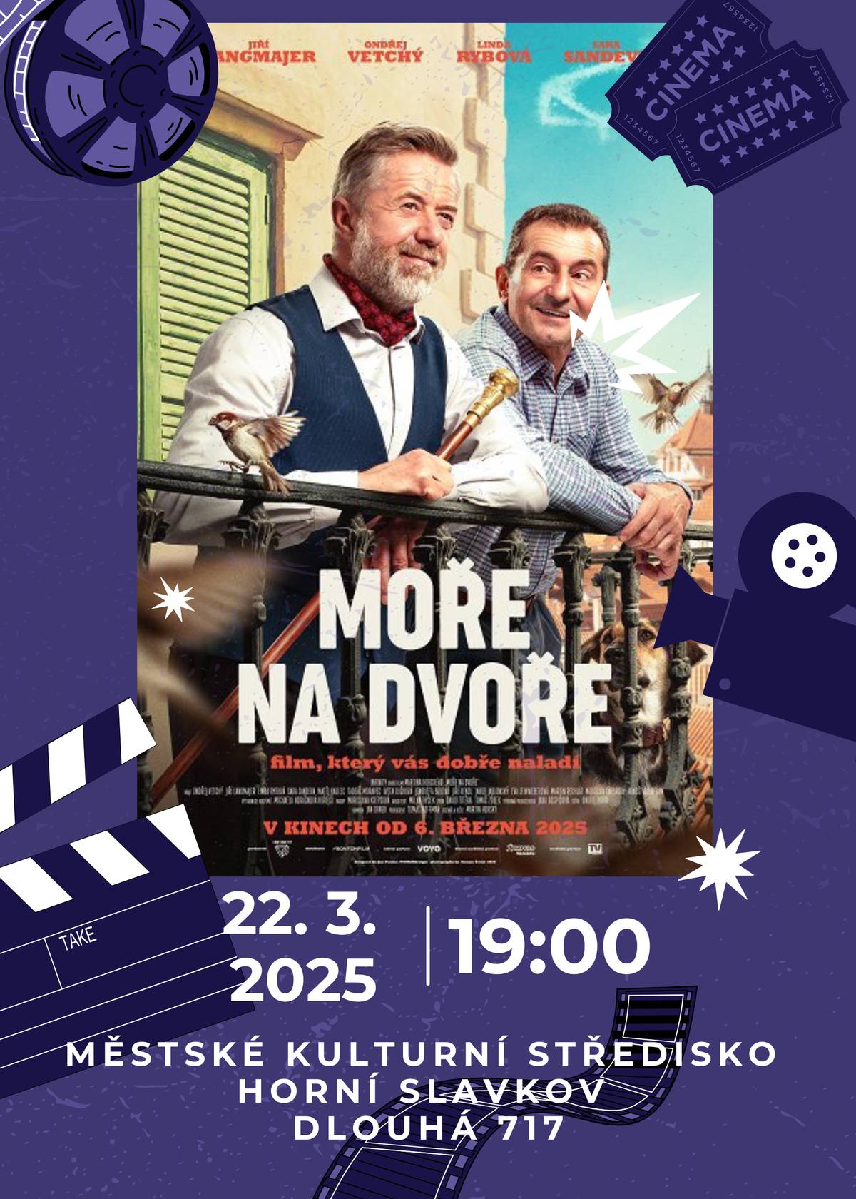 MKS HS zve do kina. Vstupné: 150,- Kč VSTUPENKY ZAKOUPÍTE ONLINE ZDE.